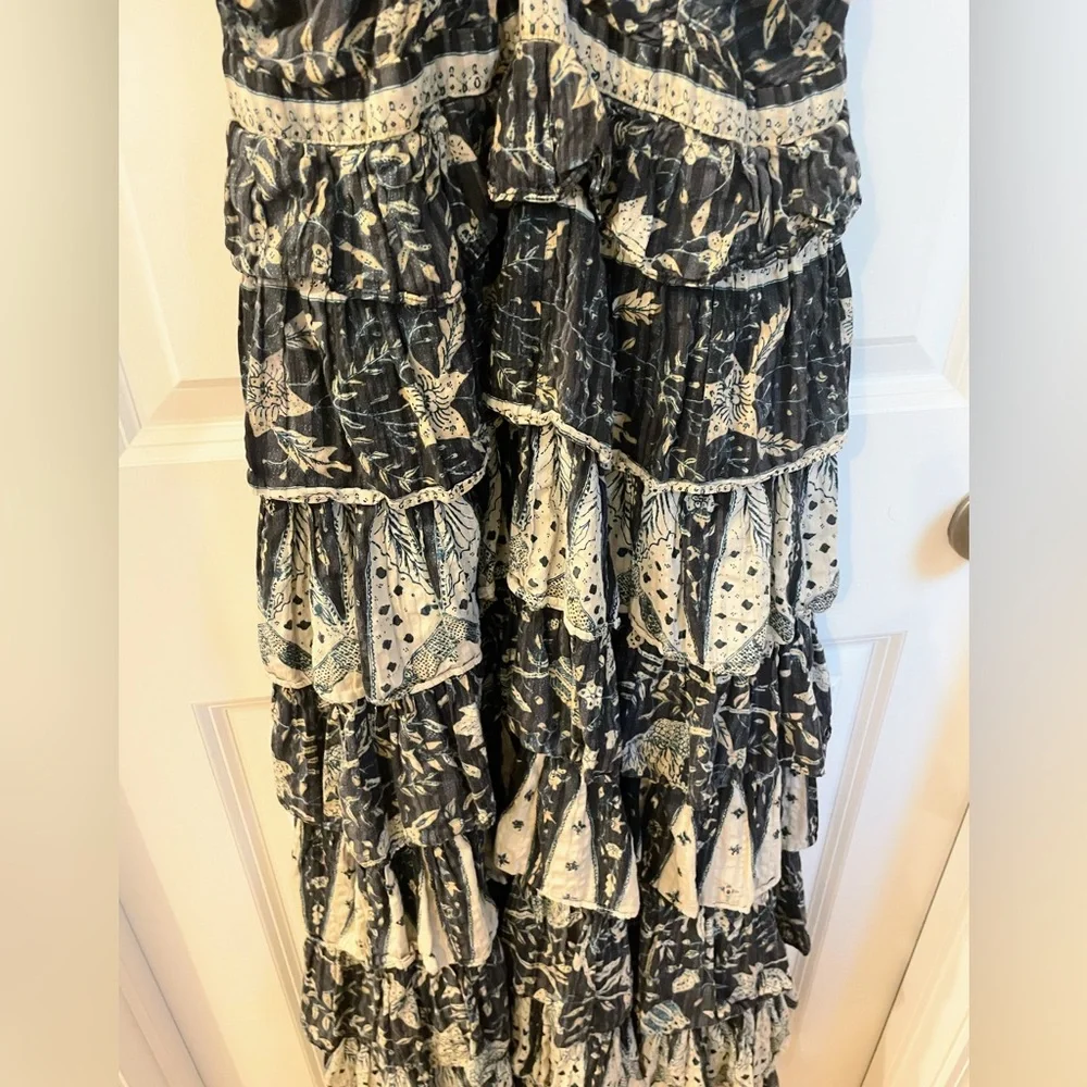 Ulla Johnson Tiered Ruffled Maxi Dress - Picture 5 of 9